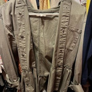 Maurice’s olive jacket